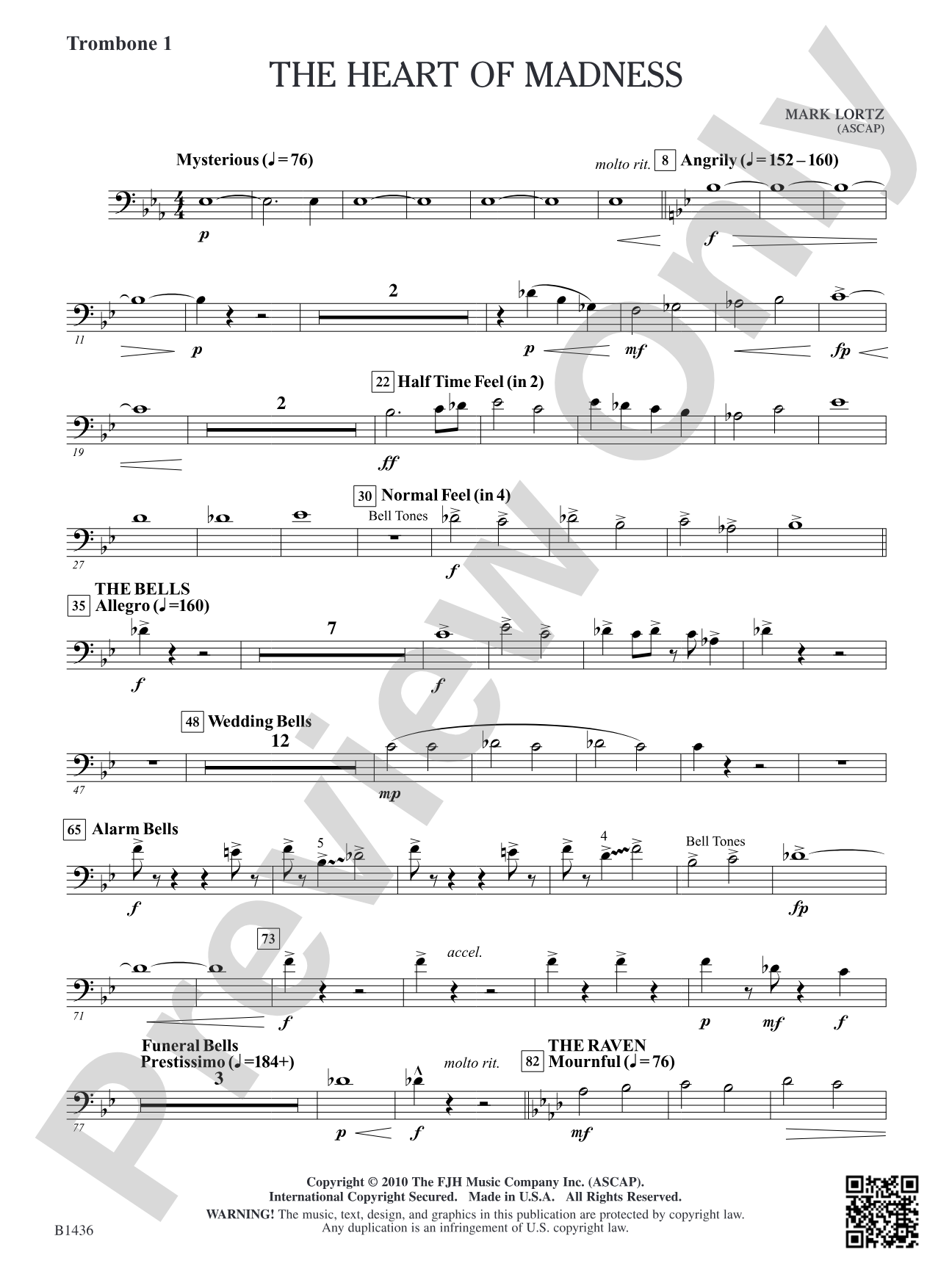 The Heart of Madness: Trombone 1