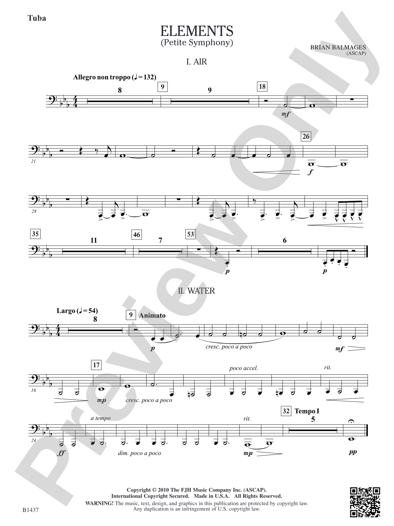 Elements (Petite Symphony): Tuba