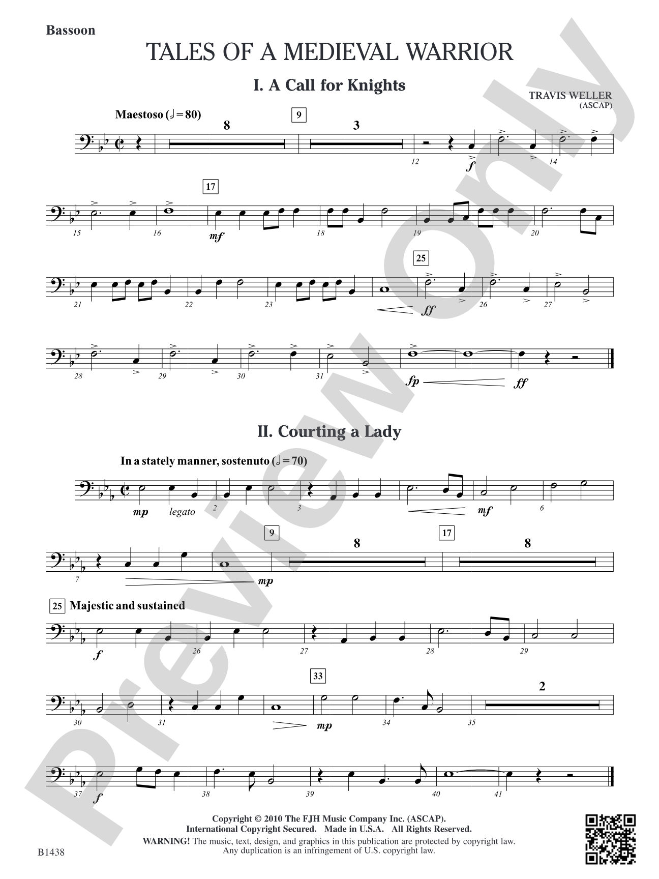 Tales of a Medieval Warrior: Bassoon