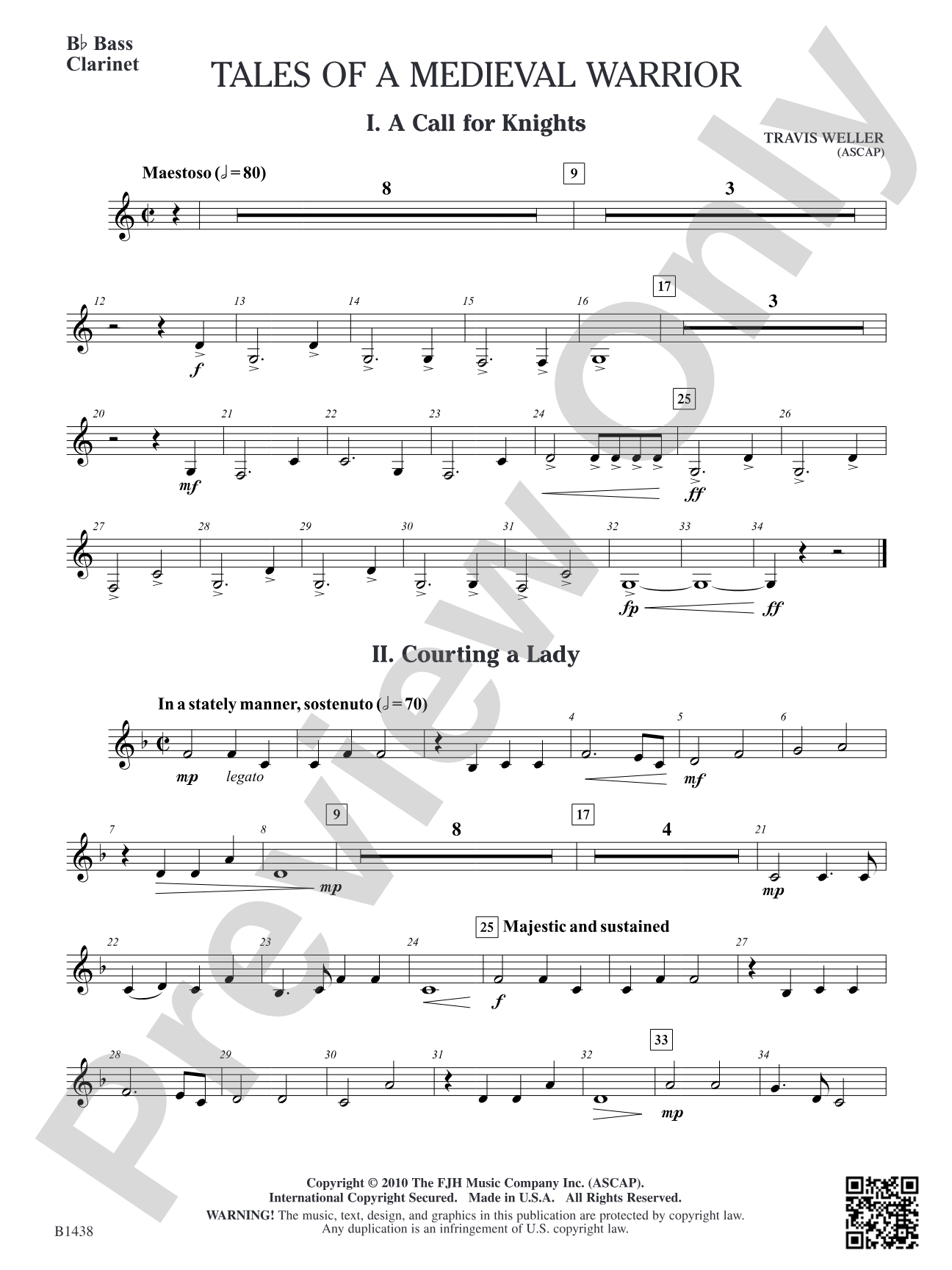 Tales of a Medieval Warrior: B-flat Bass Clarinet
