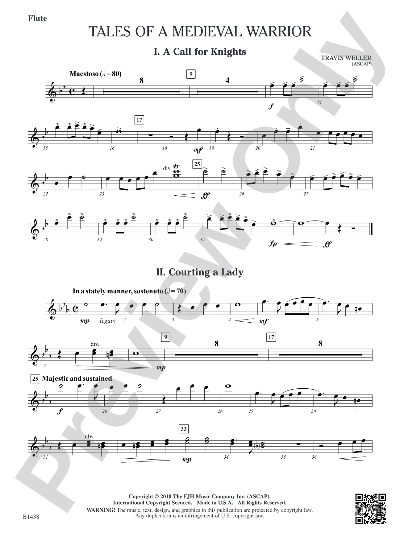 Tales of a Medieval Warrior: Flute
