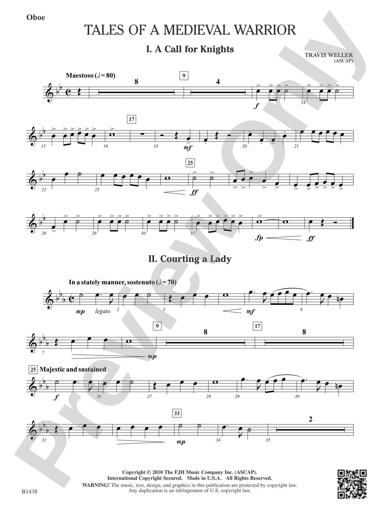 Tales of a Medieval Warrior: Oboe