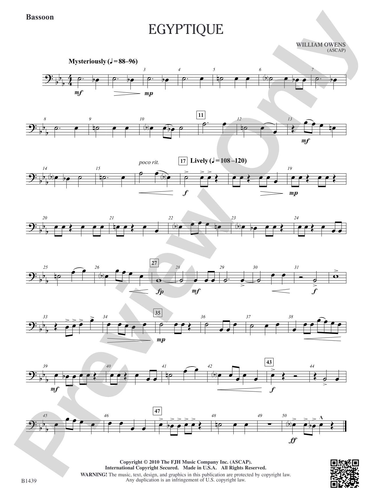 Egyptique: Bassoon