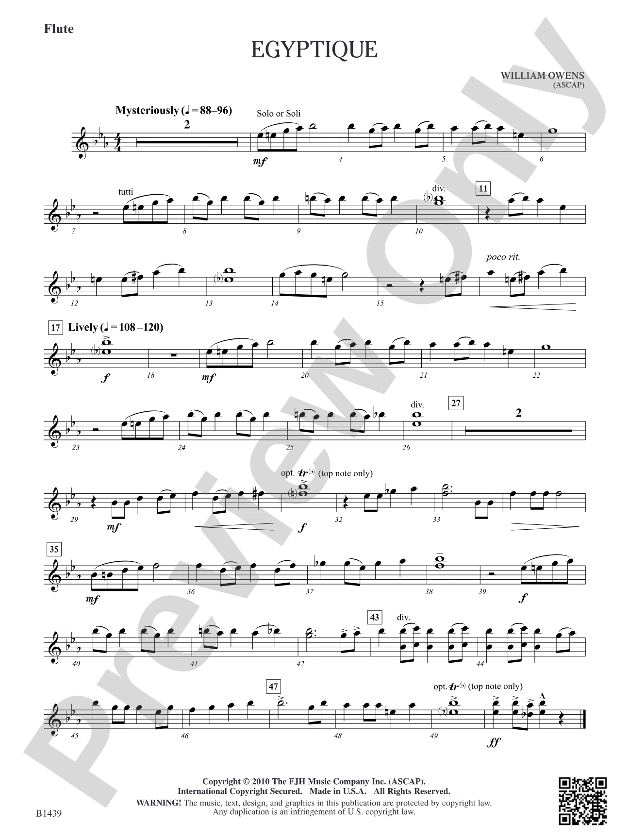 Egyptique: Flute