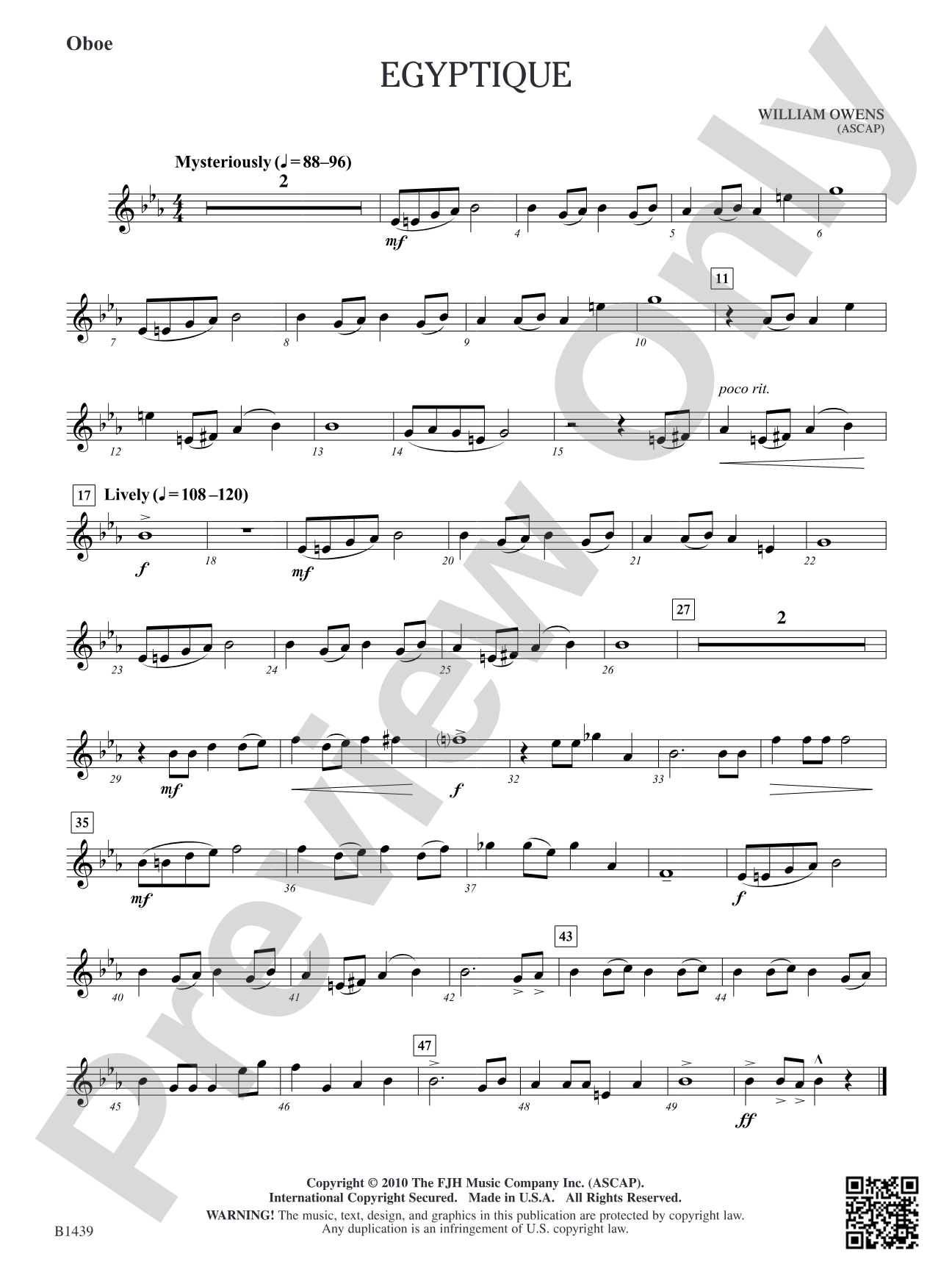 Egyptique: Oboe