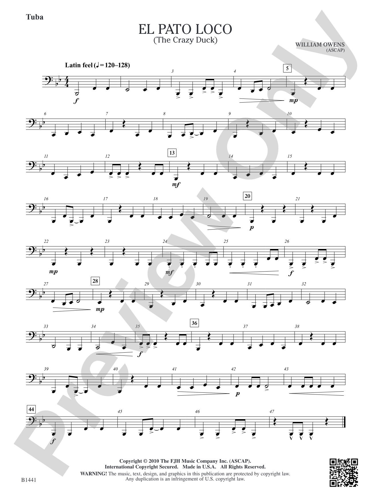 El Pato Loco (The Crazy Duck): Tuba