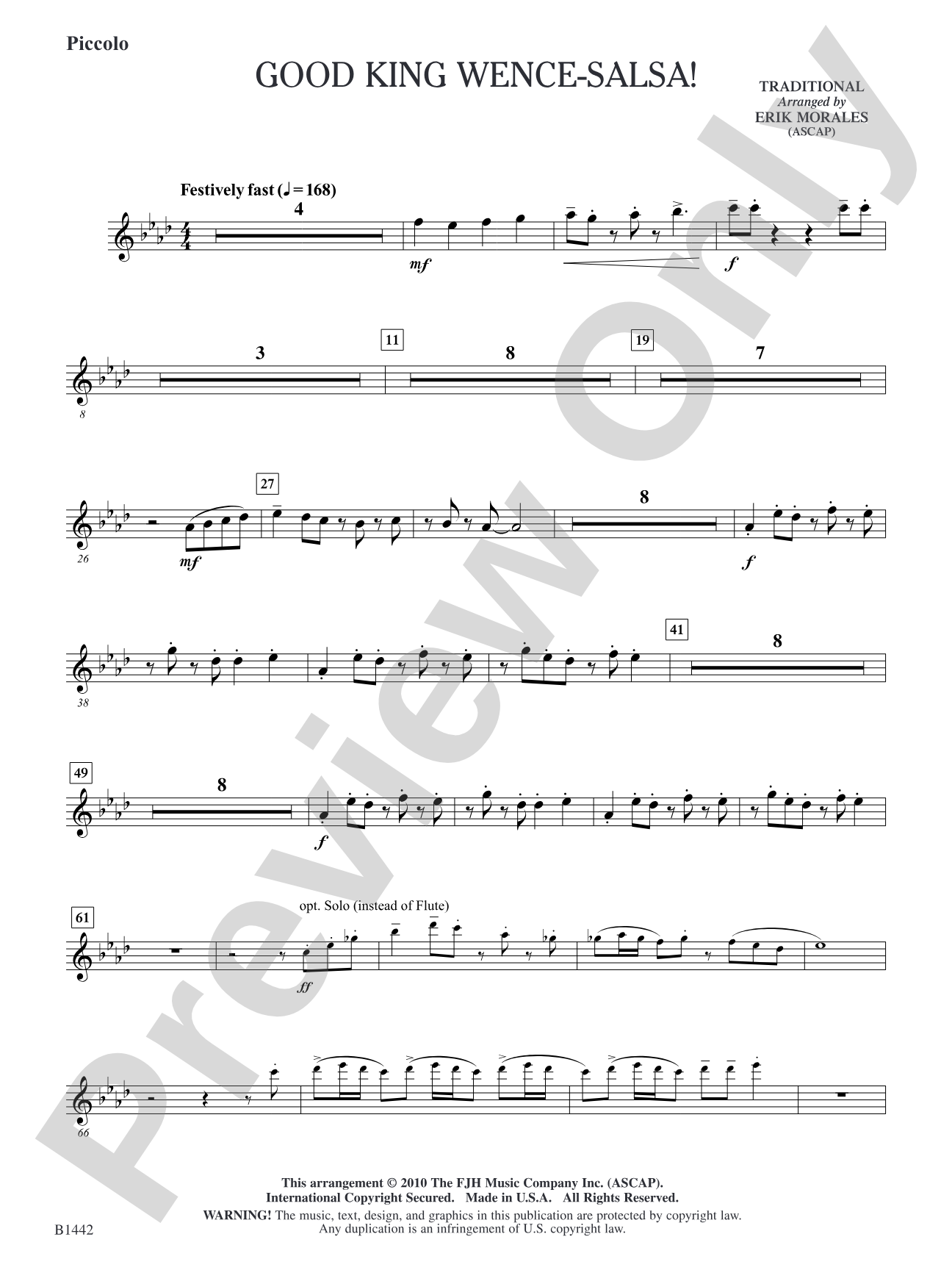 Good King Wence-SALSA!: Piccolo