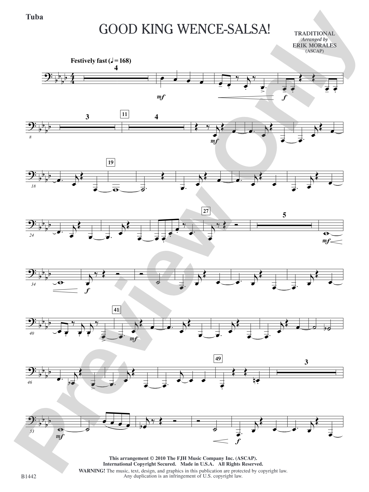 Good King Wence-SALSA!: Tuba