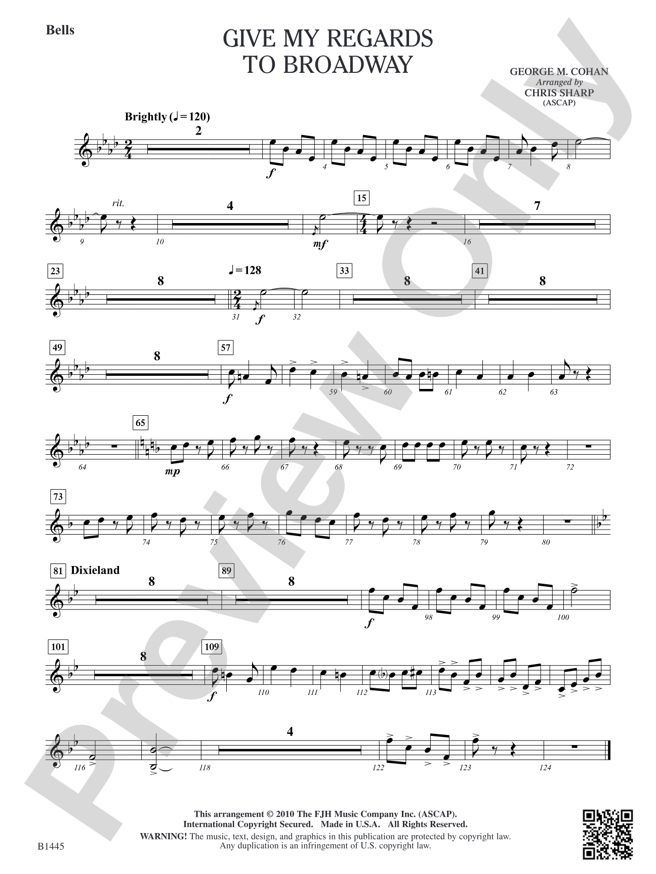 Give My Regards to Broadway: Bells