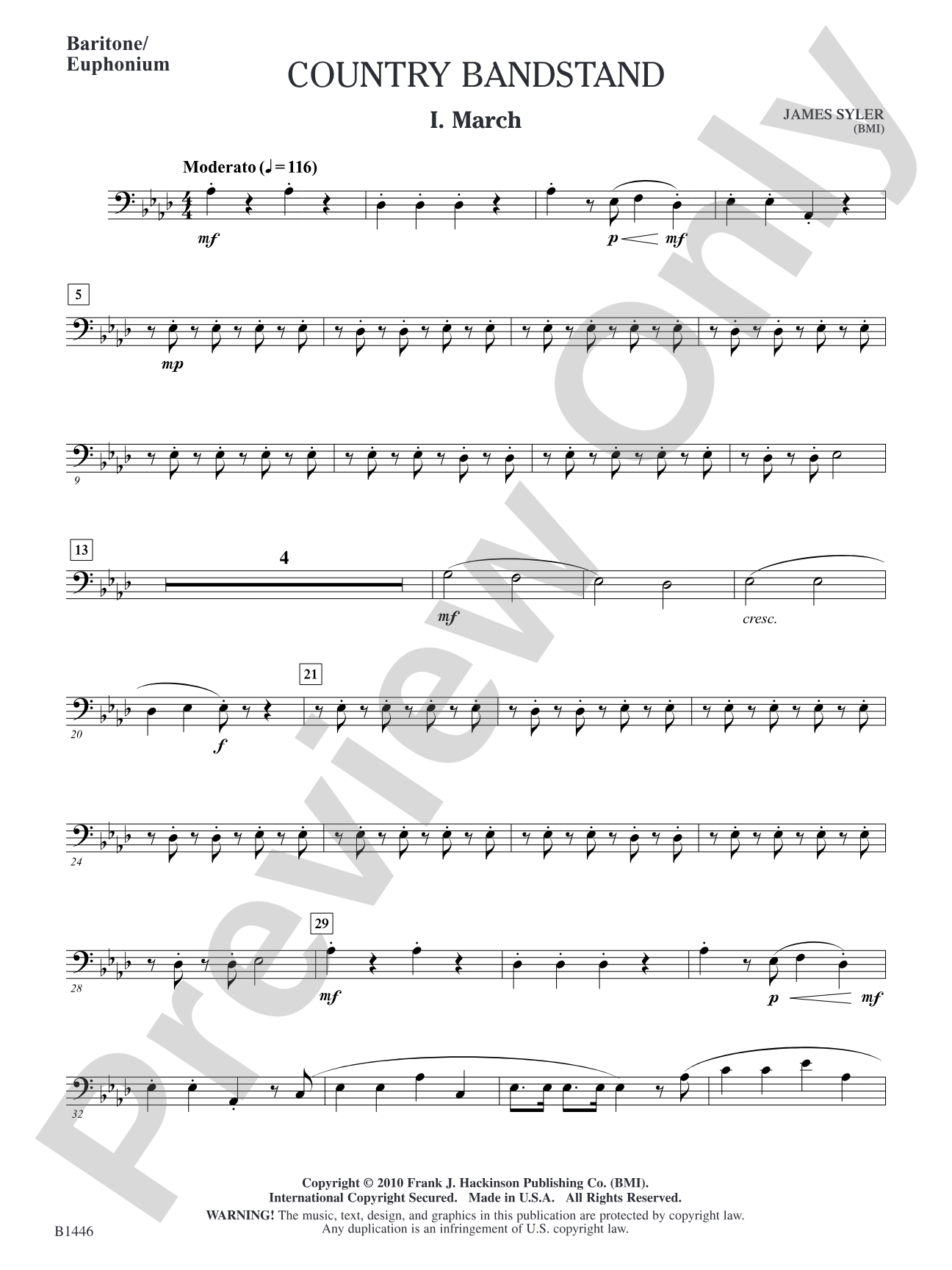Country Bandstand: Baritone/Euphonium