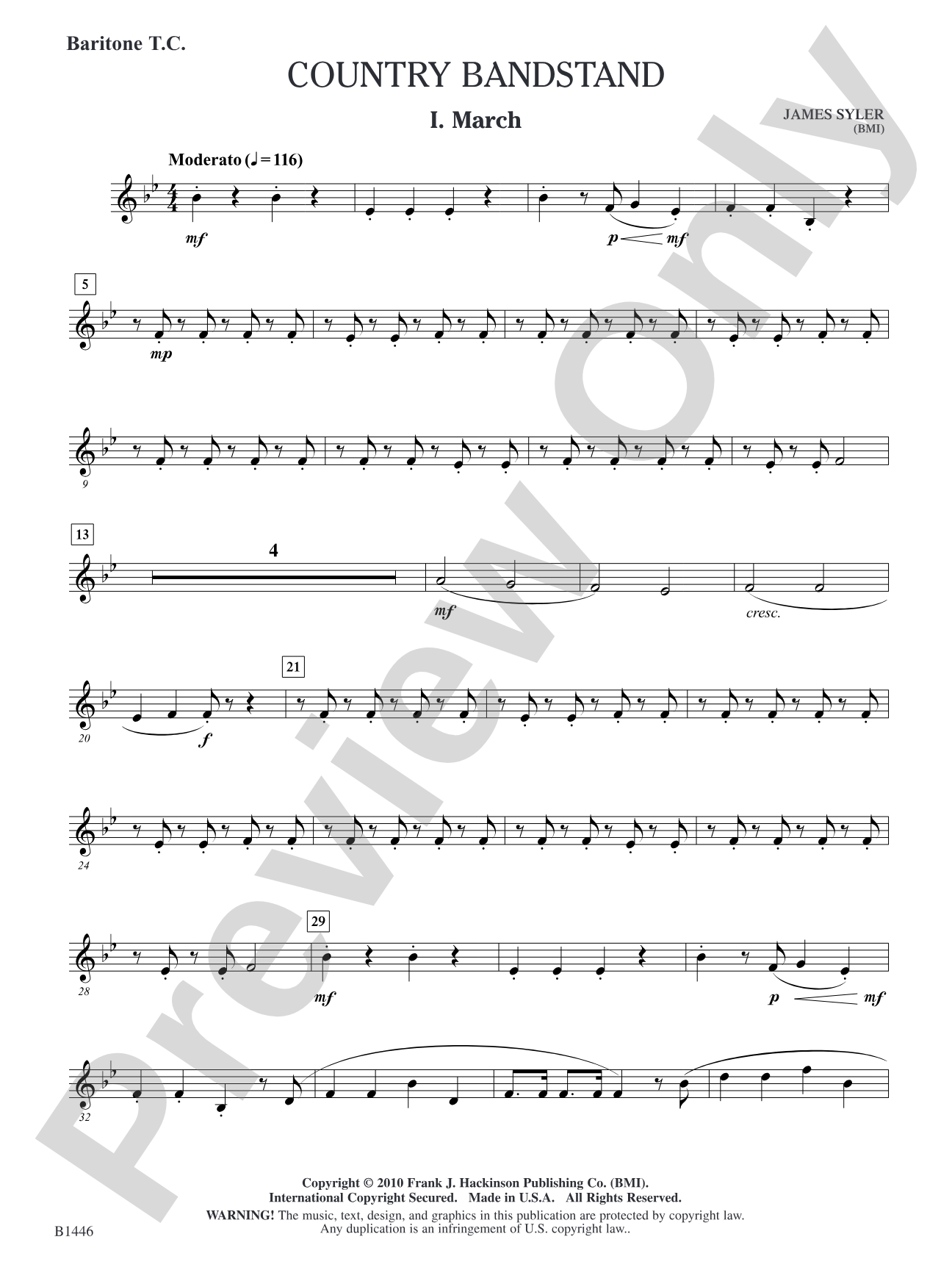 Country Bandstand: Baritone T.C.