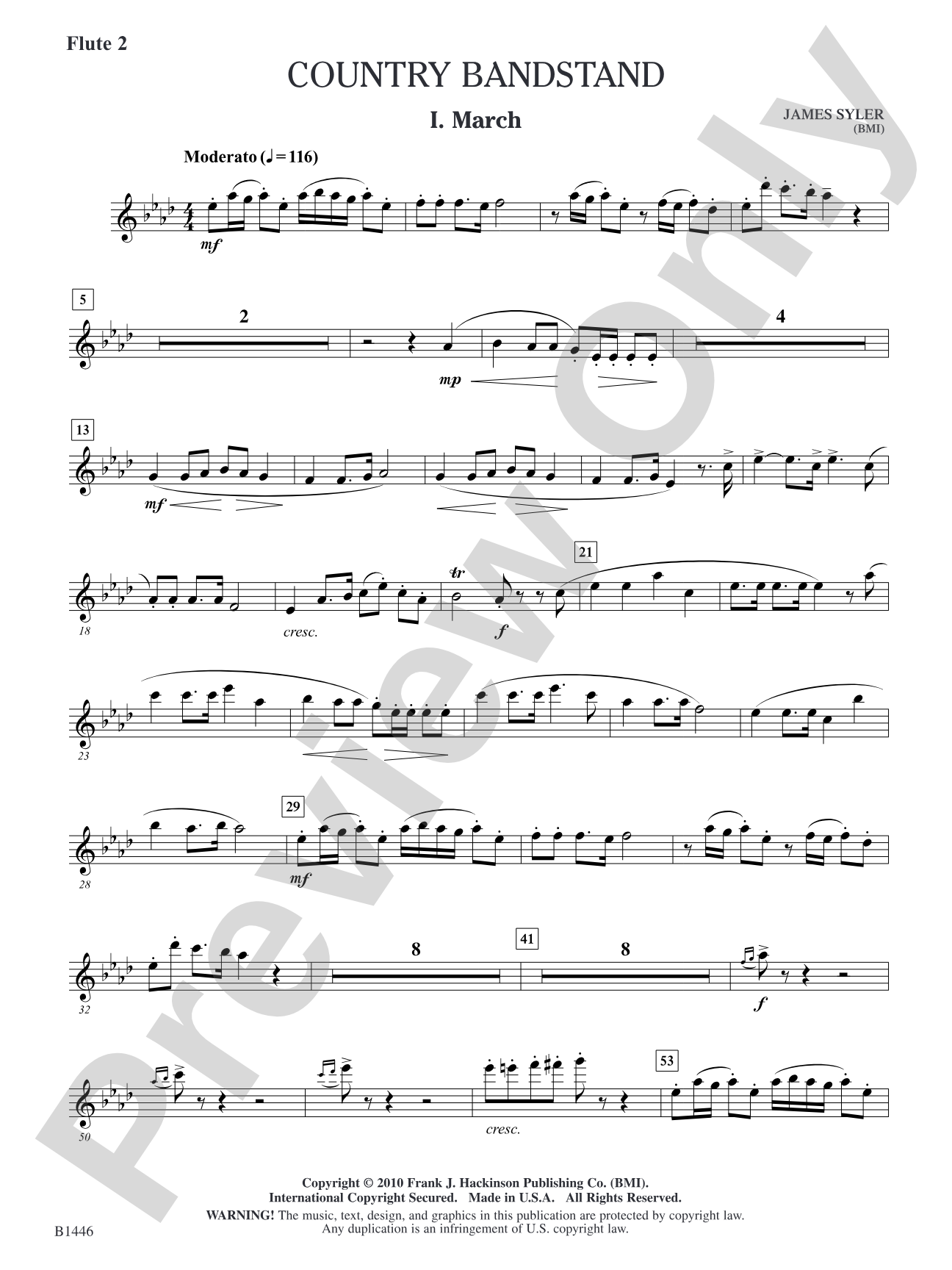 Country Bandstand: Flute 2