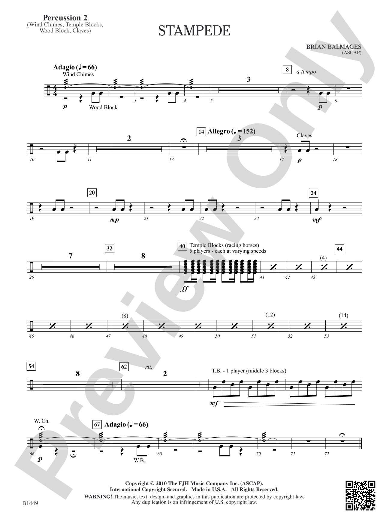 Stampede: Percussion 2