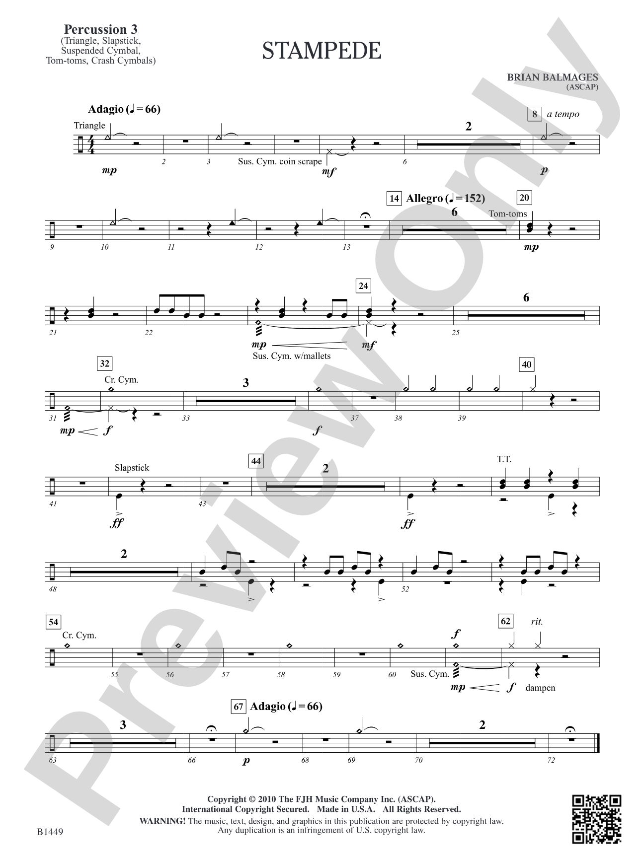 Stampede: Percussion 3