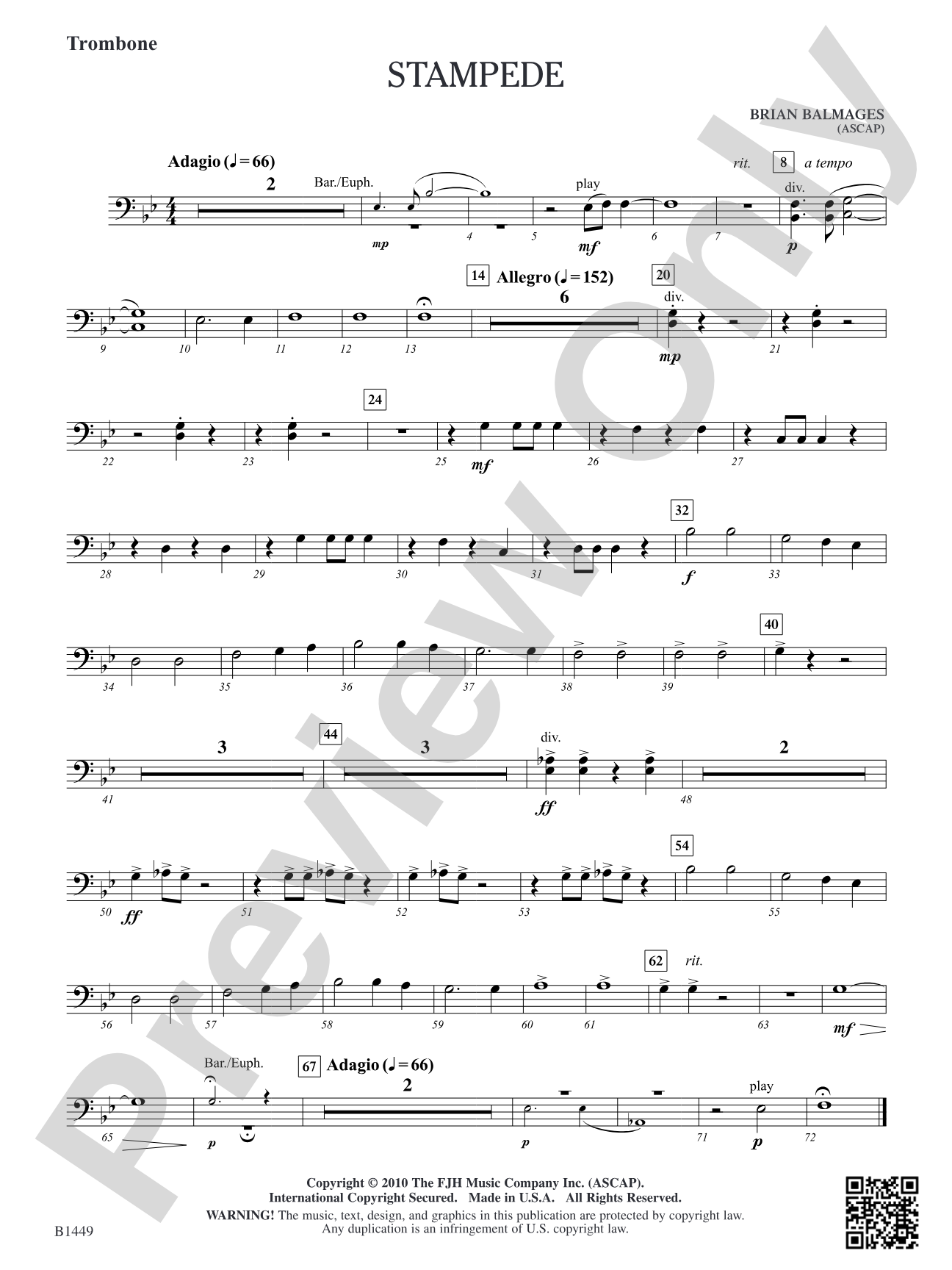 Stampede: Trombone