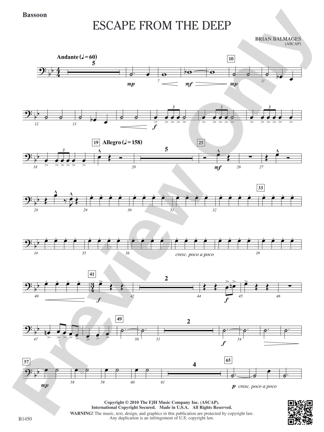 Escape from the Deep: Bassoon