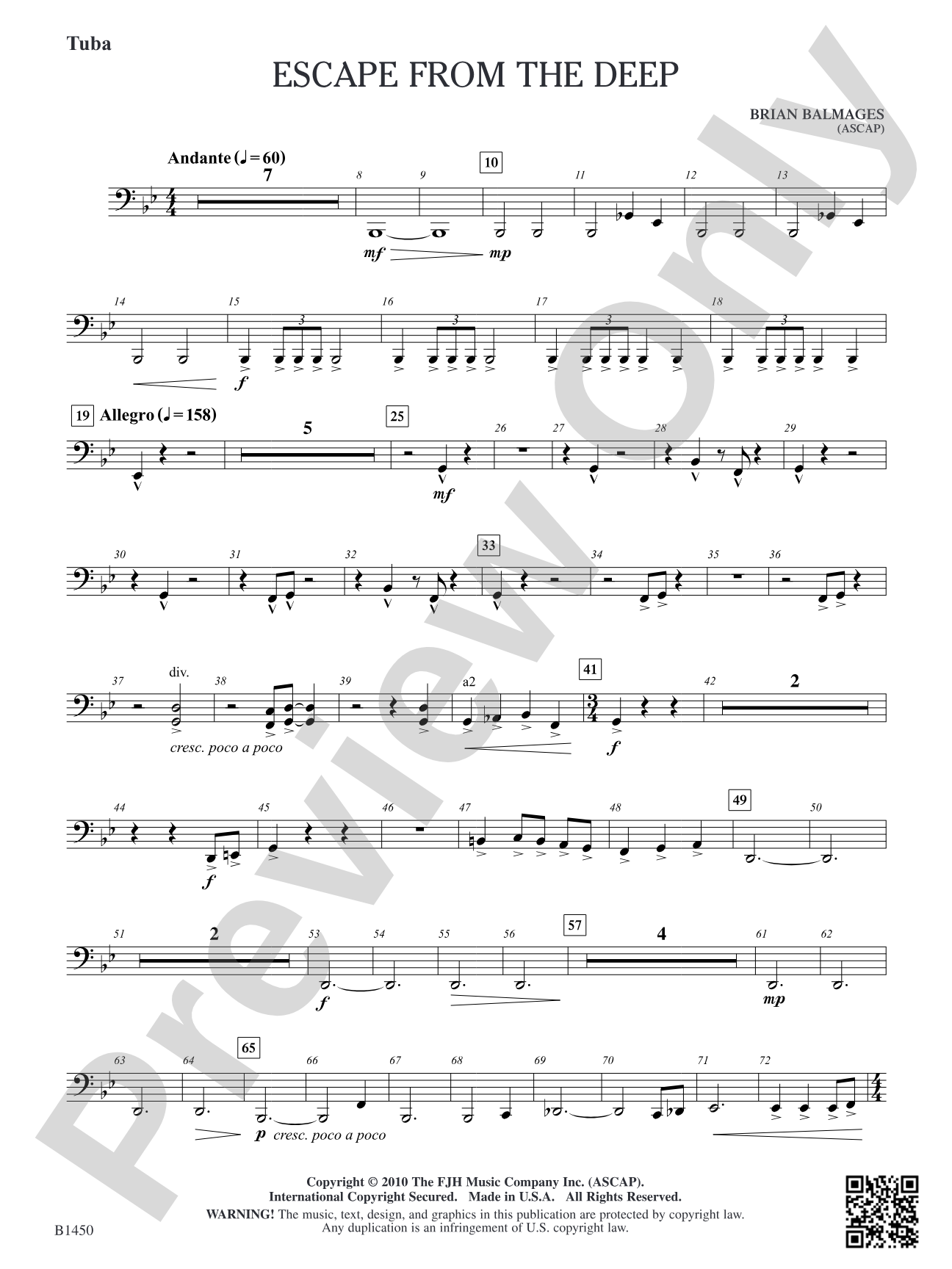 Escape from the Deep: Tuba