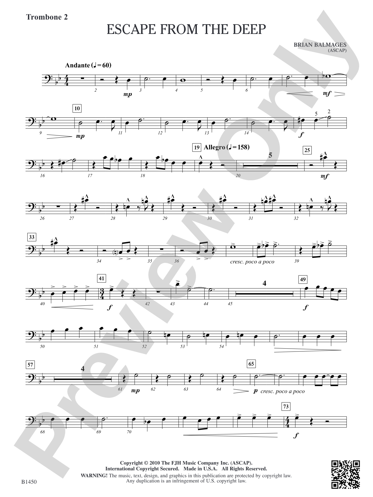 Escape from the Deep: Trombone 2