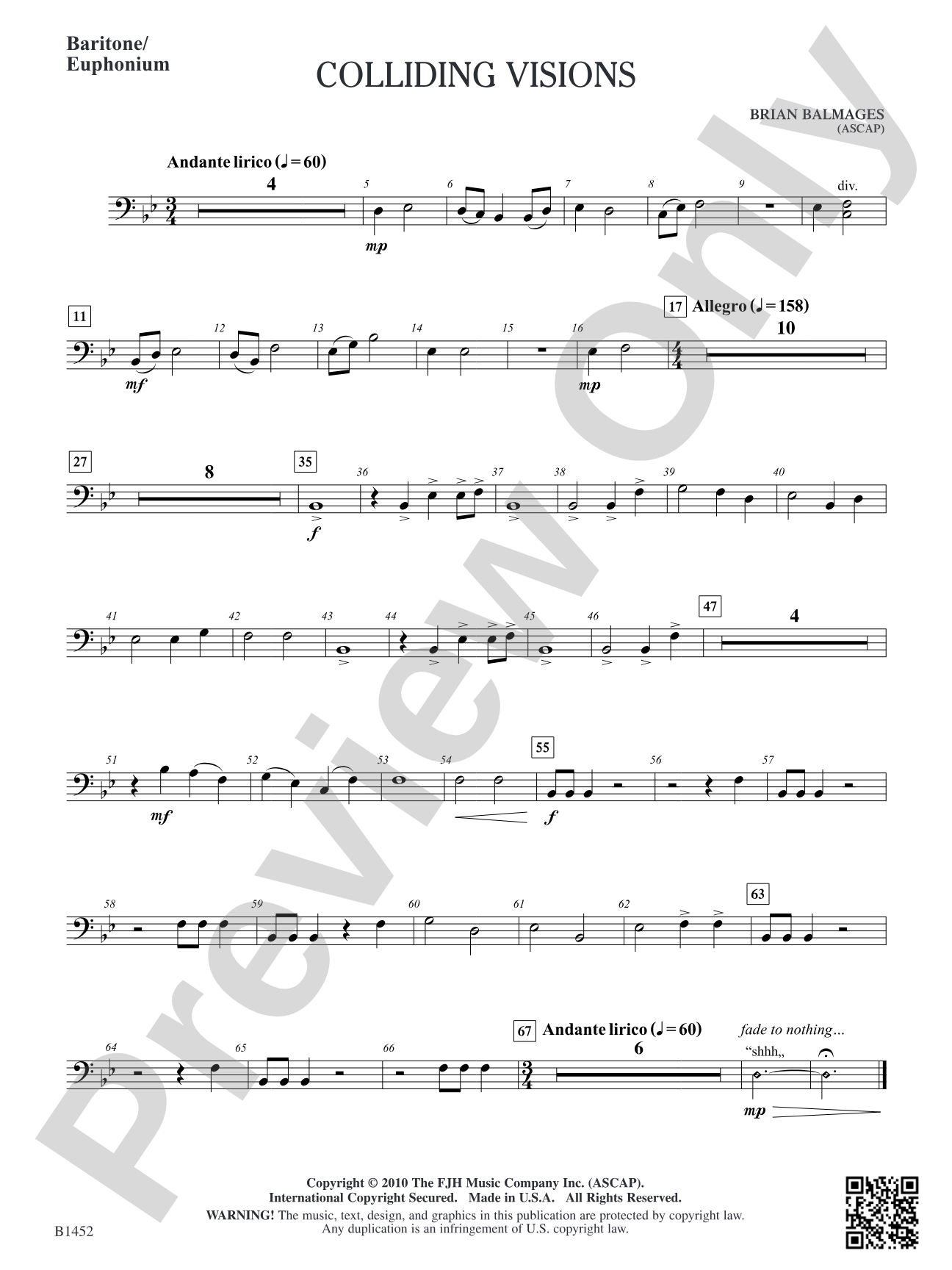 Colliding Visions: Baritone/Euphonium