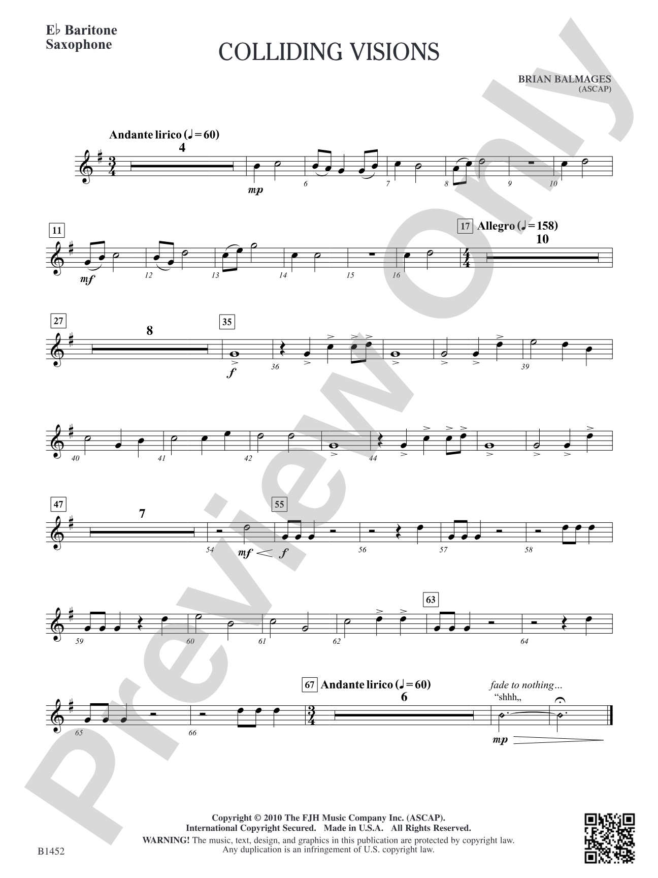 Colliding Visions: E-flat Baritone Saxophone