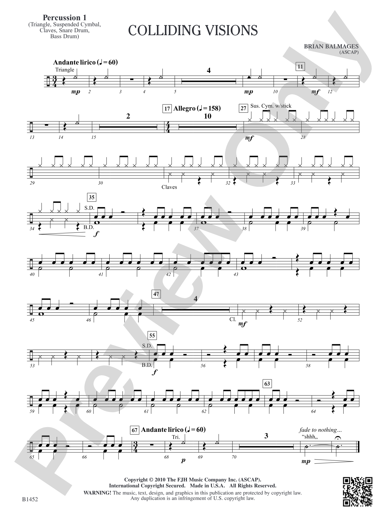 Colliding Visions: Percussion 1