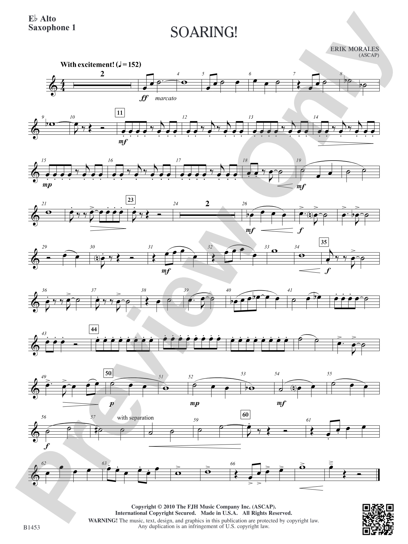 Soaring!: E-flat Alto Saxophone 1