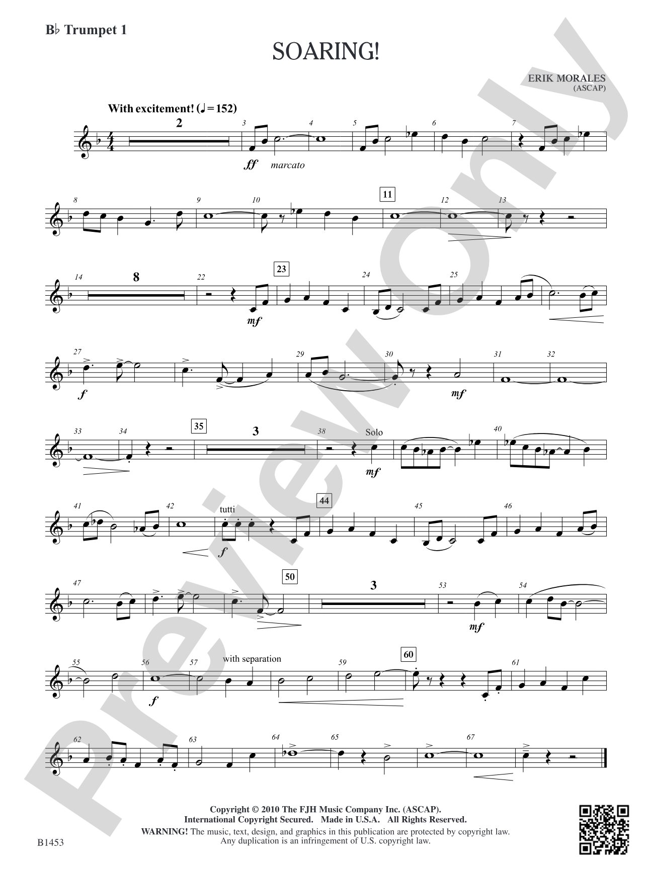 Soaring!: B-flat Trumpet 1