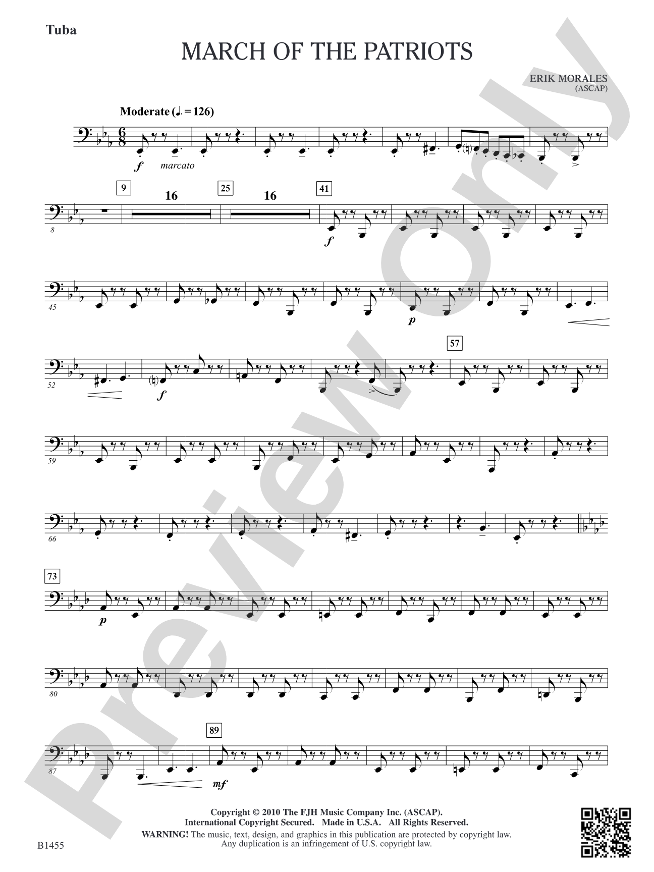 March of the Patriots: Tuba