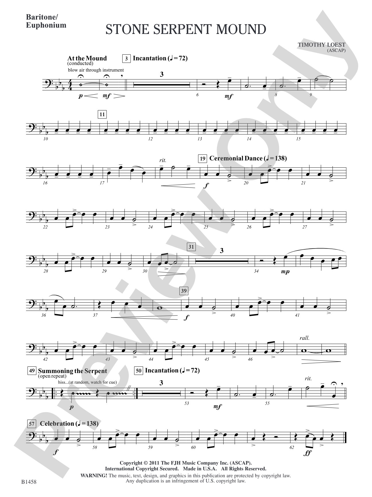 Stone Serpent Mound: Baritone/Euphonium