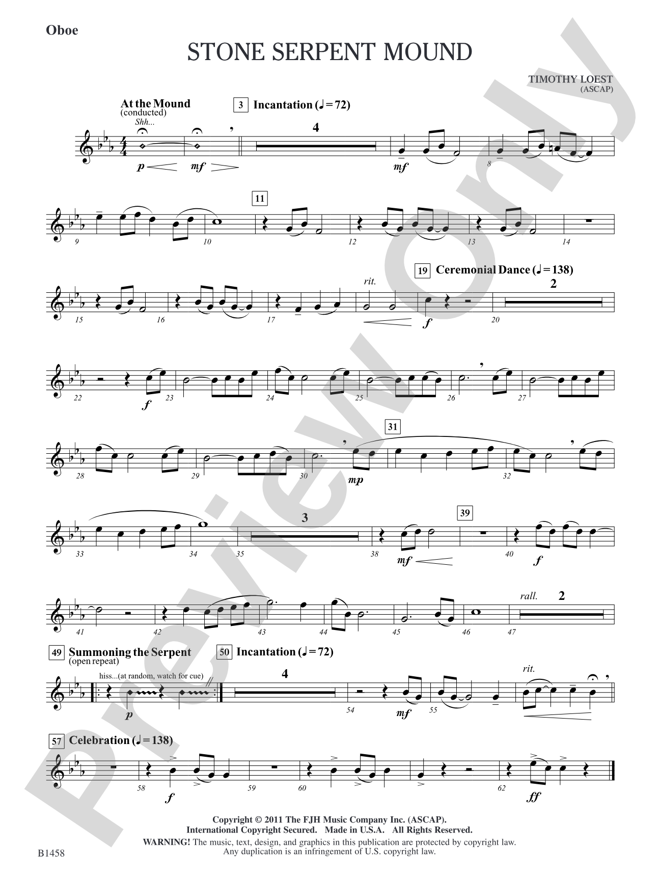Stone Serpent Mound: Oboe
