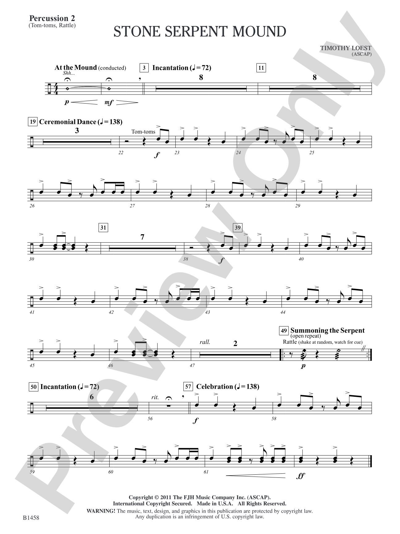 Stone Serpent Mound: Percussion 2