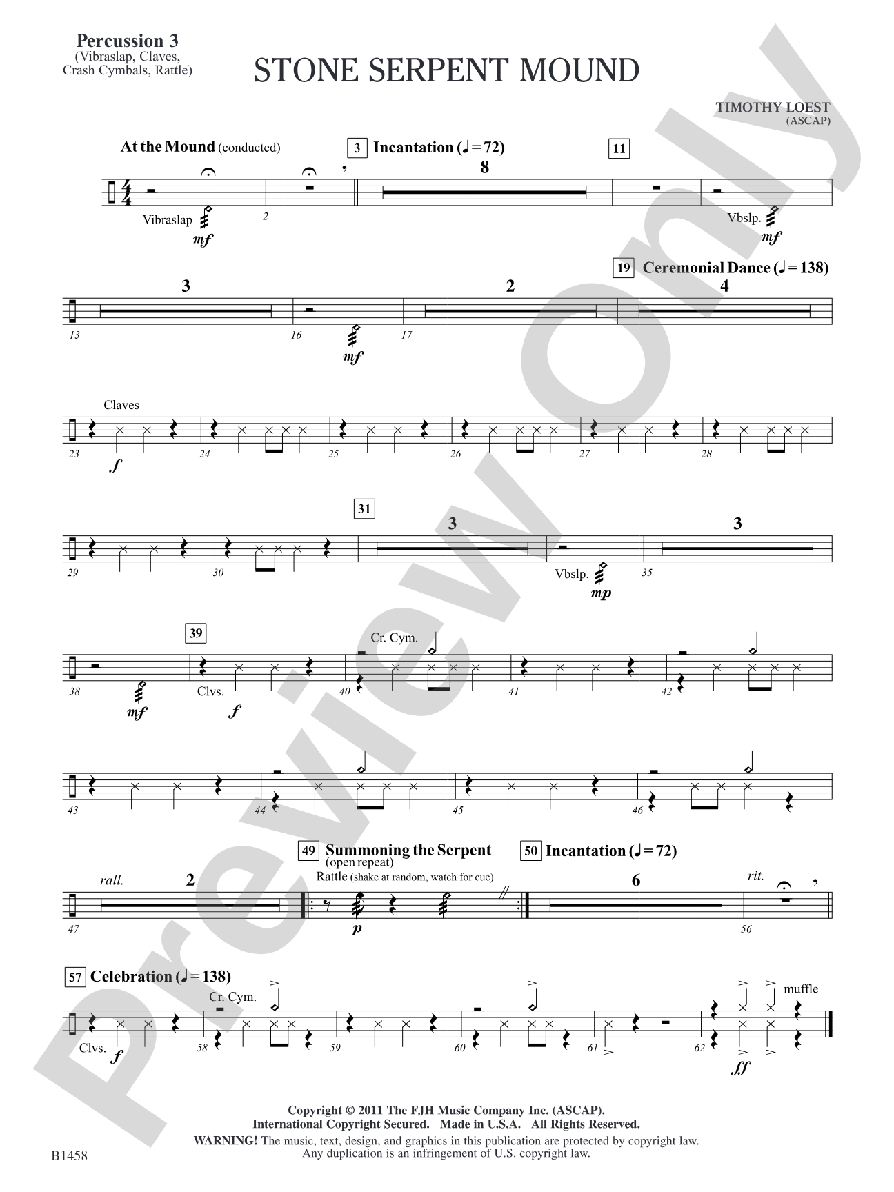 Stone Serpent Mound: Percussion 3