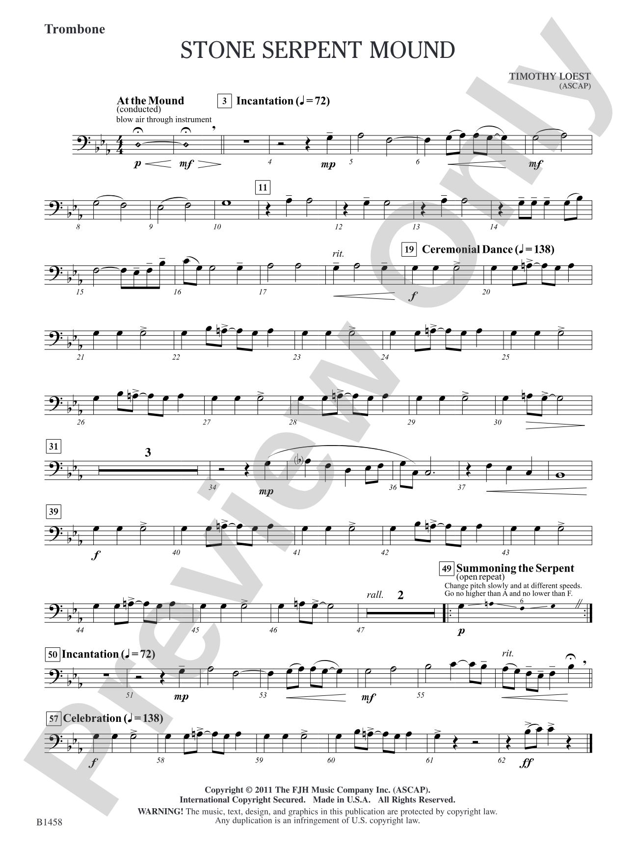 Stone Serpent Mound: Trombone