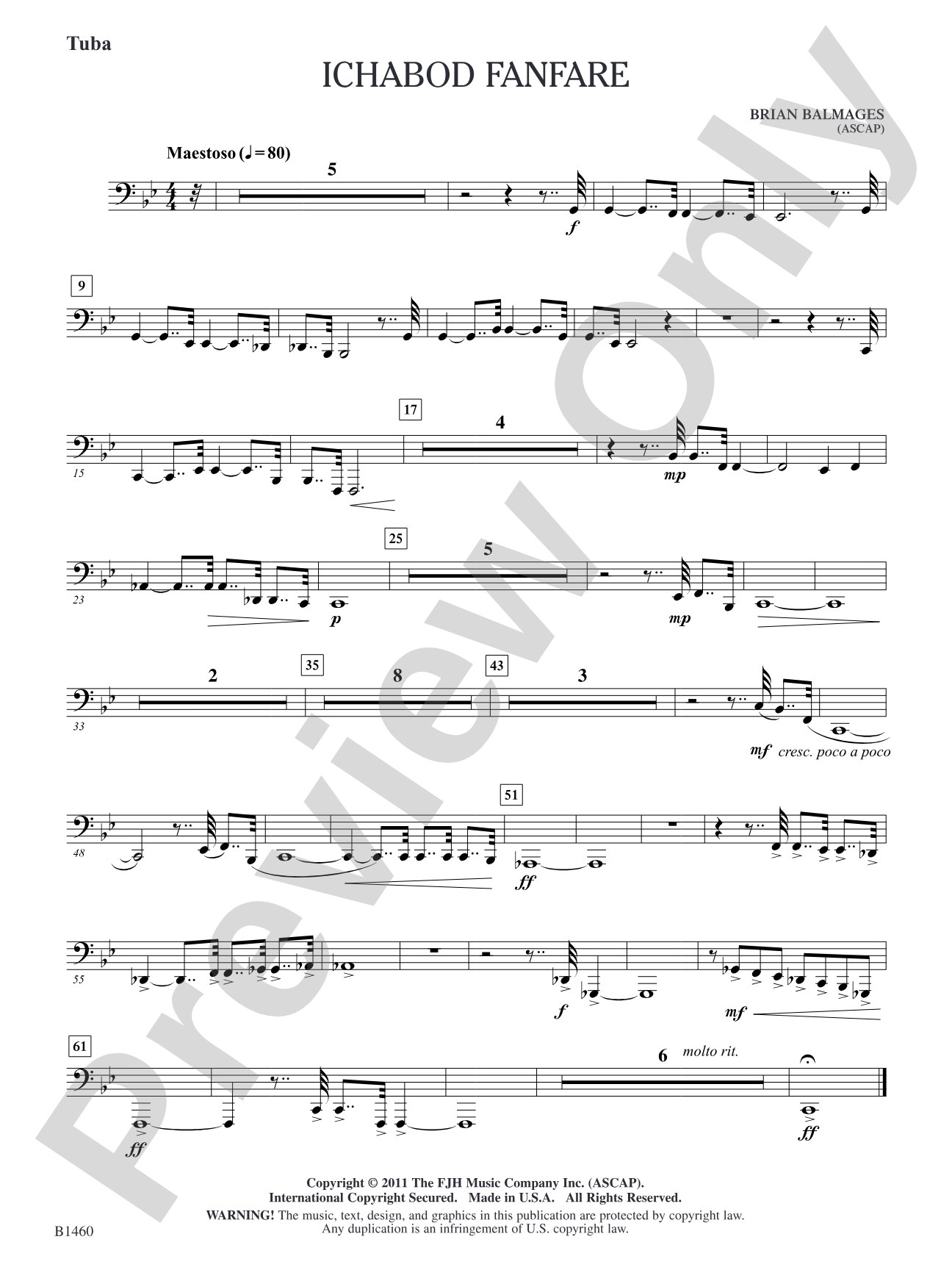 Ichabod Fanfare: Tuba