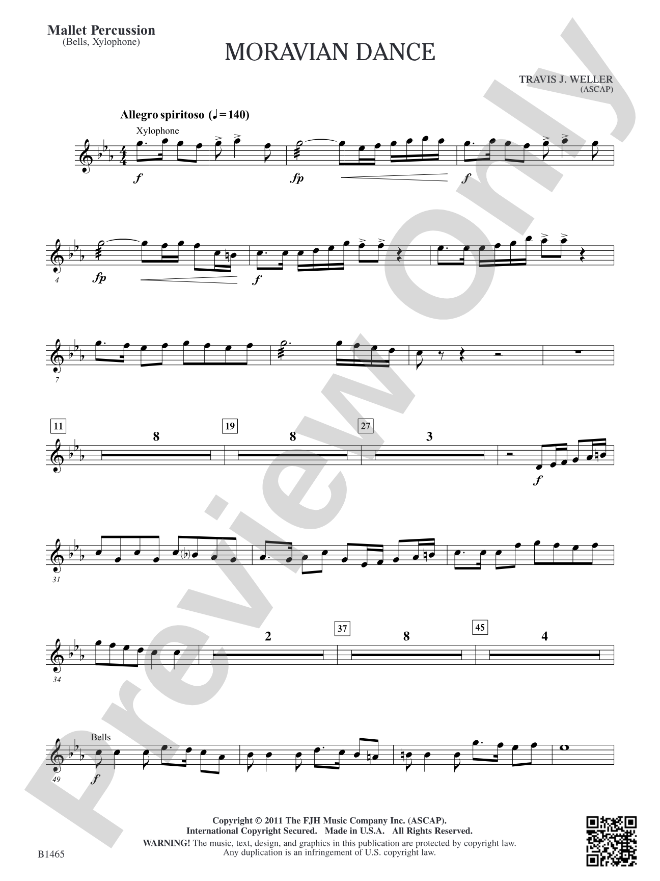 Moravian Dance: Mallet Percussion