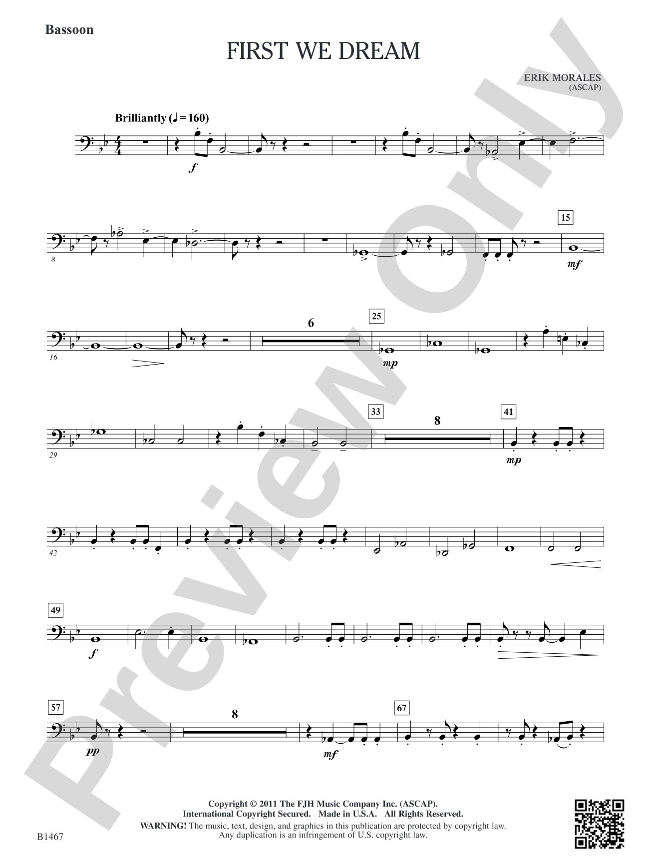 First We Dream: Bassoon