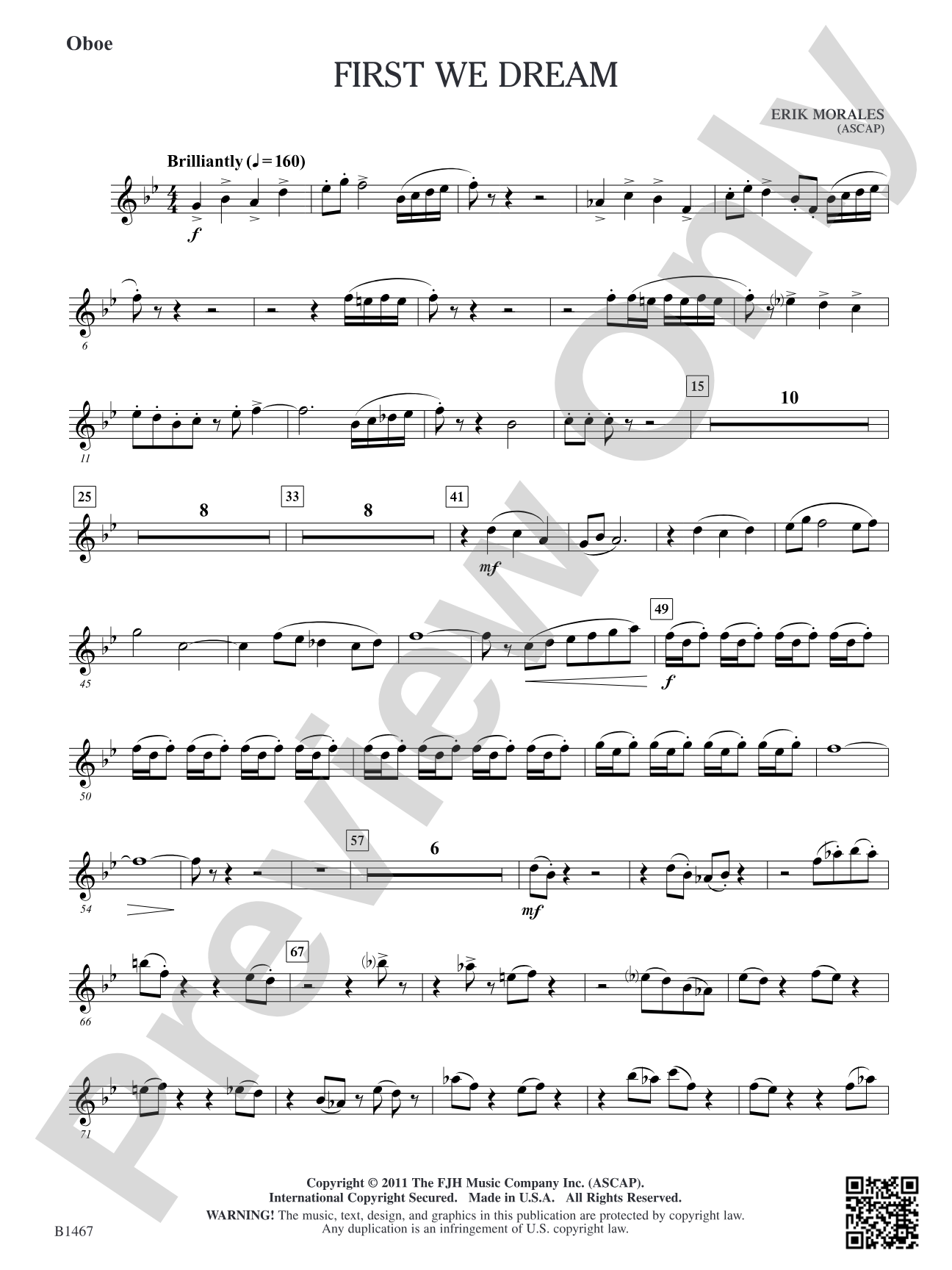 First We Dream: Oboe