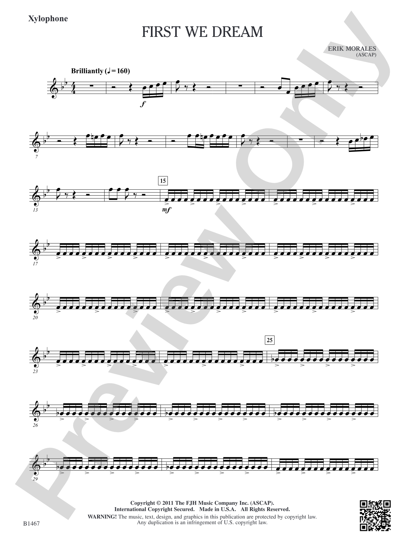 First We Dream: Xylophone