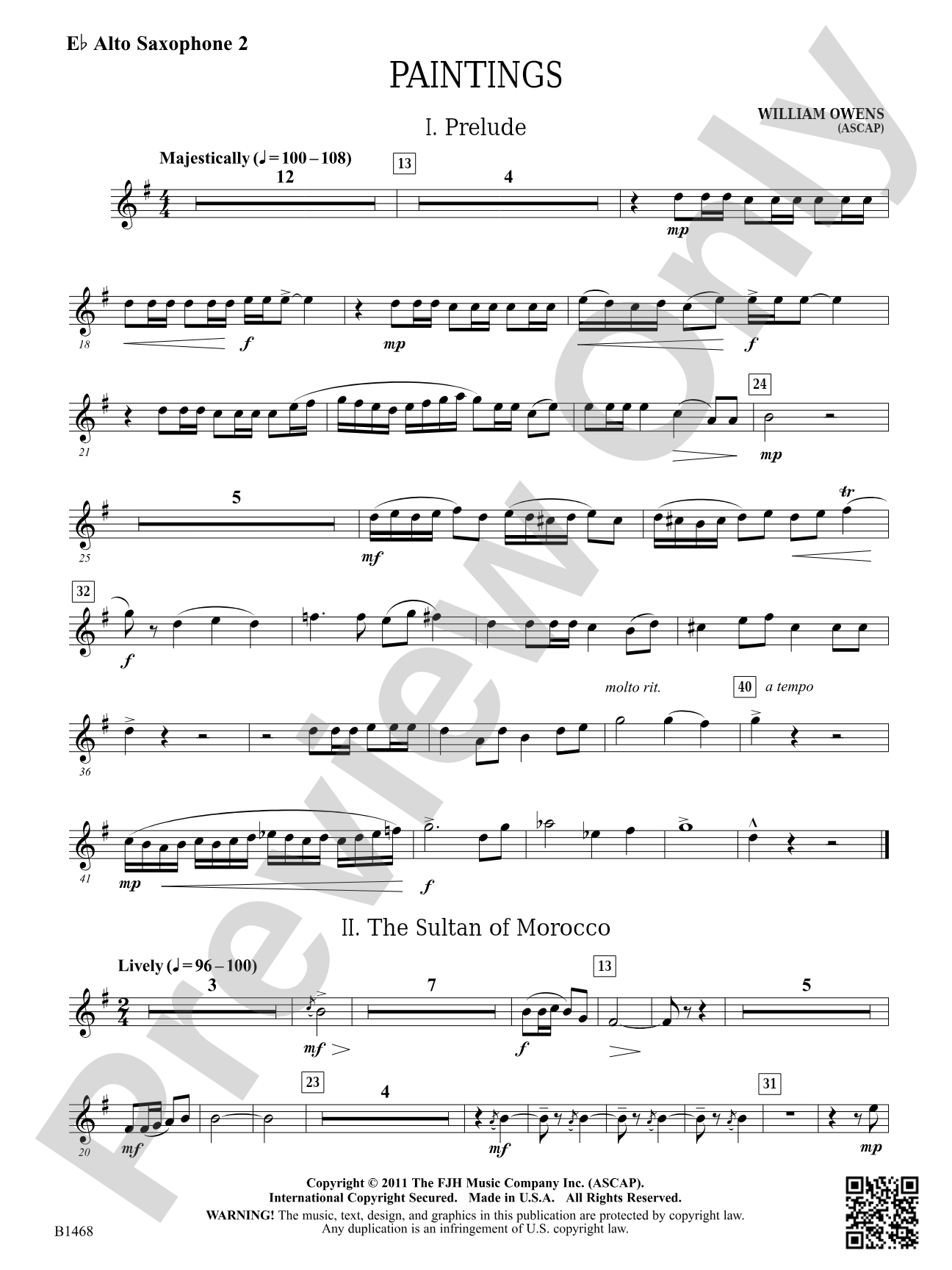 Paintings: E-flat Alto Saxophone 2