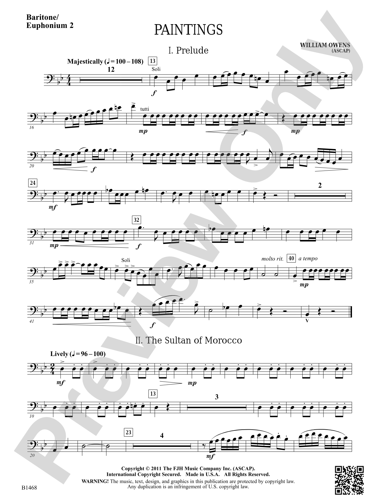 Paintings: Baritone/Euphonium 2