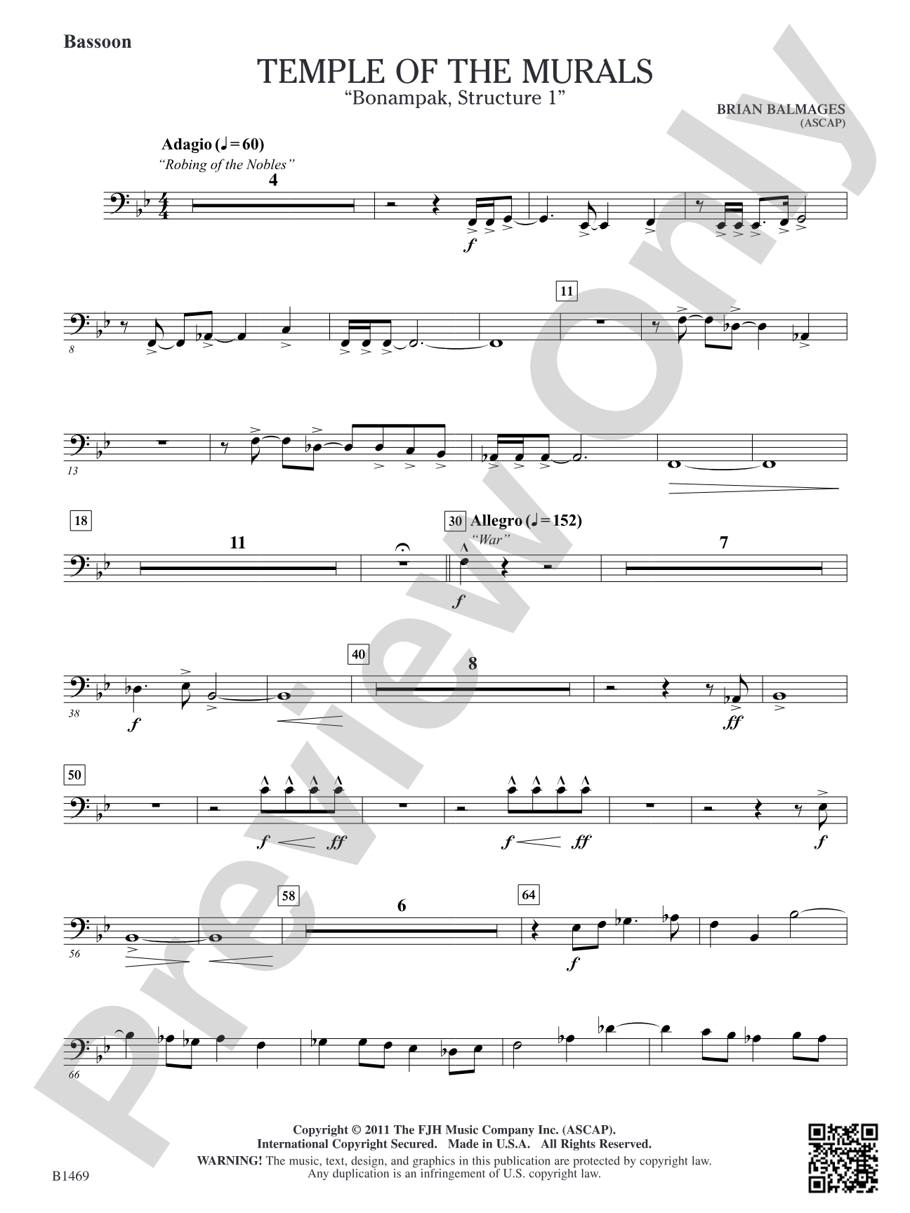 Temple of the Murals: Bassoon