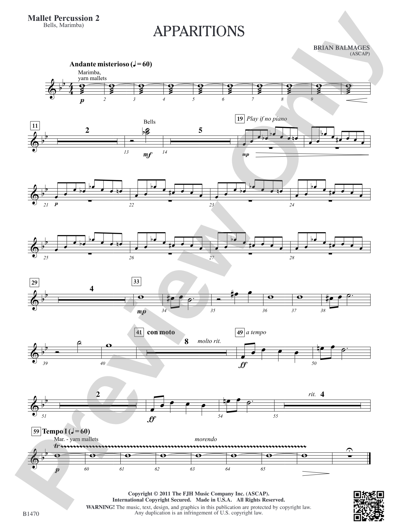 Apparitions: Mallet Percussion 2