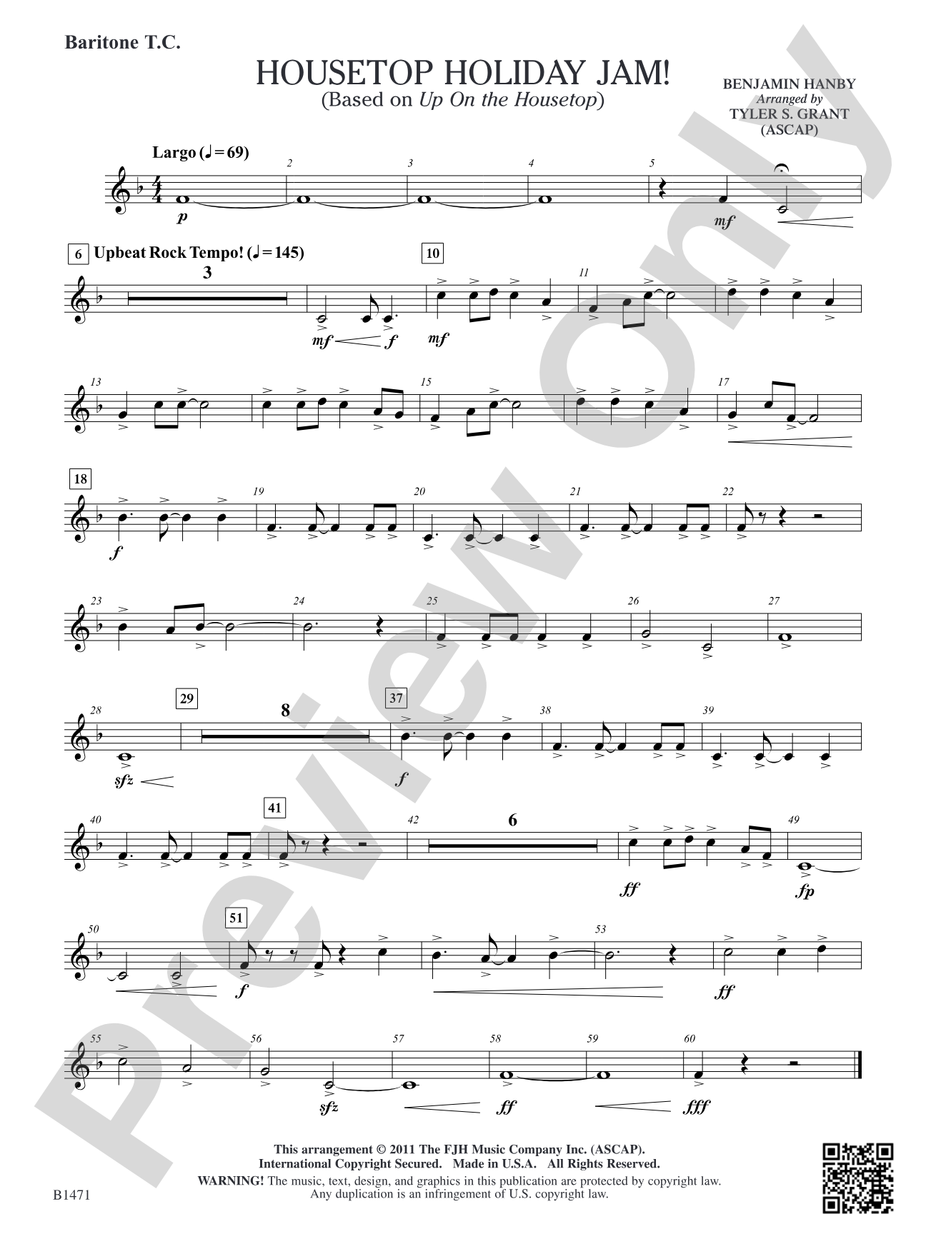 Housetop Holiday Jam!: Baritone T.C.