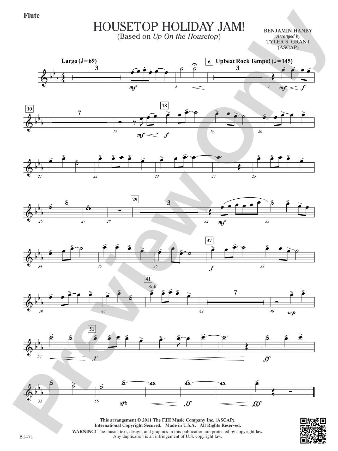 Housetop Holiday Jam!: Flute