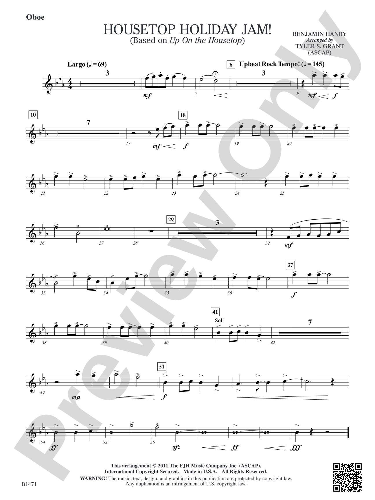 Housetop Holiday Jam!: Oboe