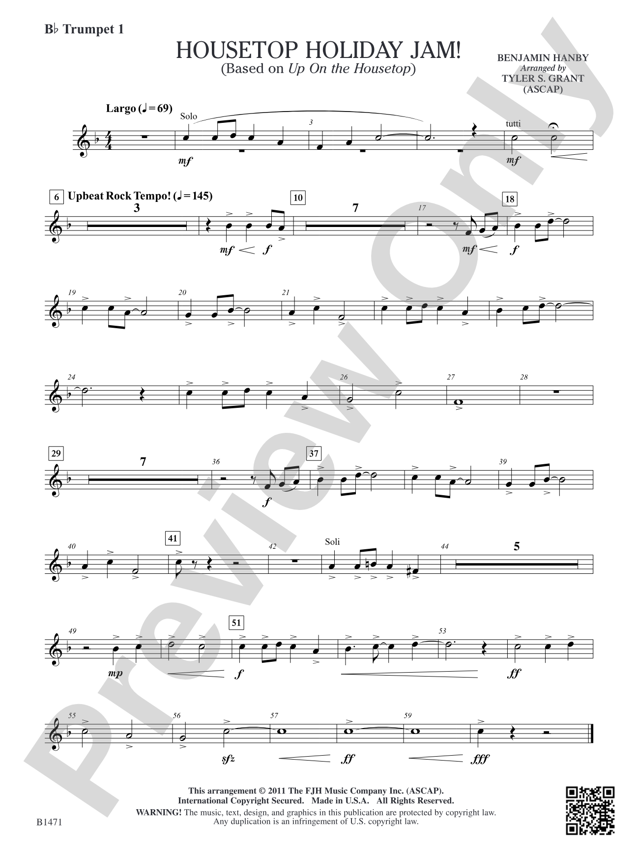 Housetop Holiday Jam!: B-flat Trumpet 1