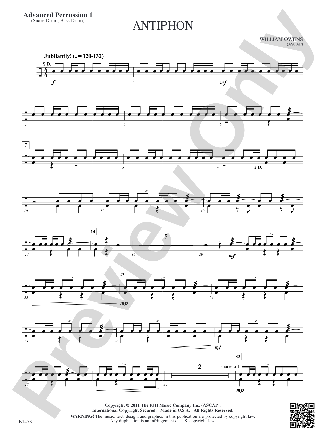 Antiphon: Advanced Percussion 1
