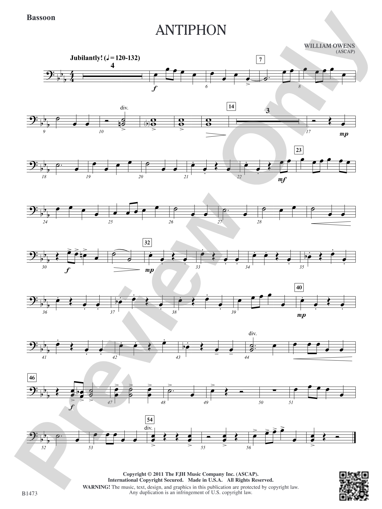 Antiphon: Bassoon