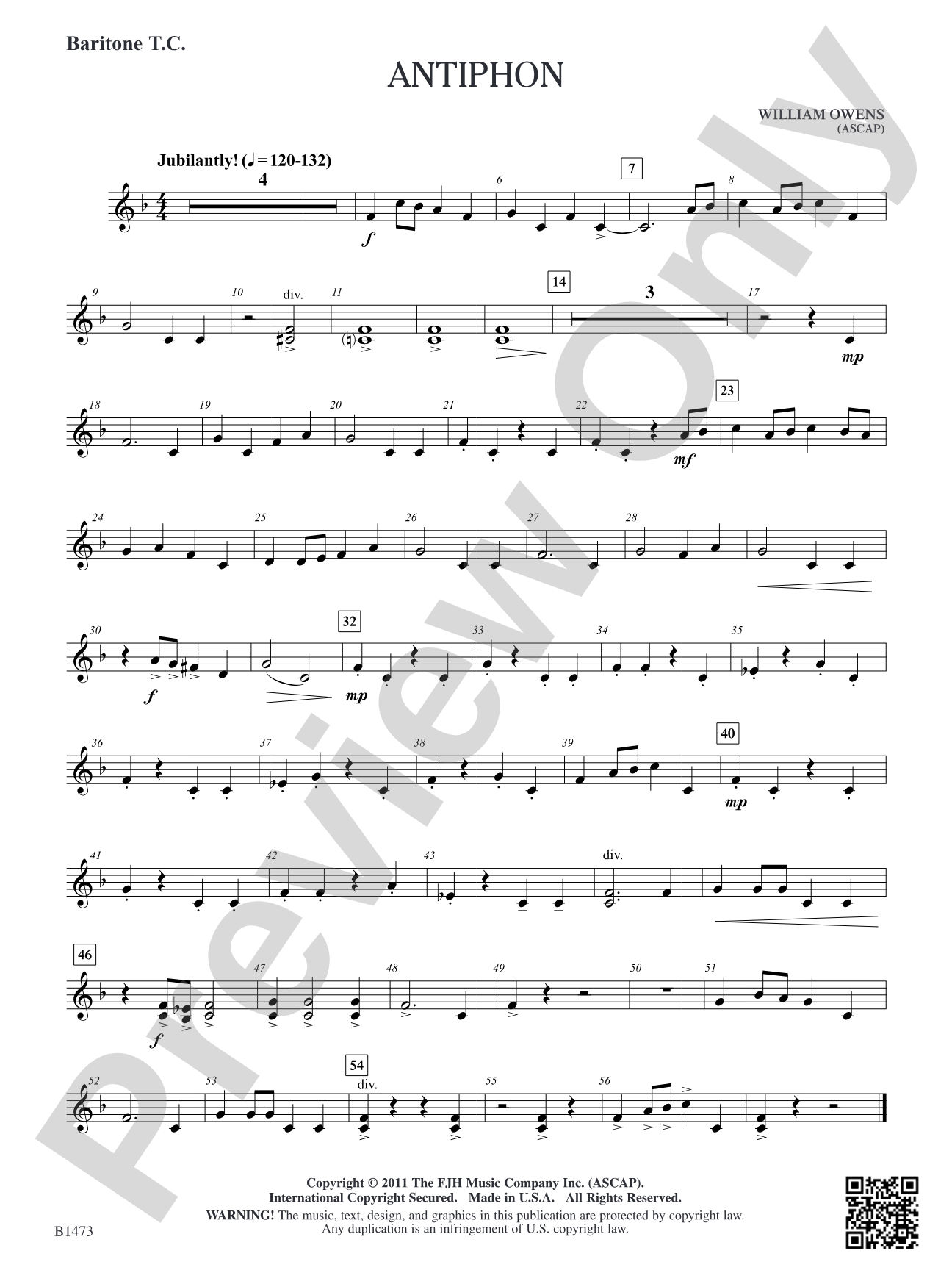 Antiphon: Baritone T.C.