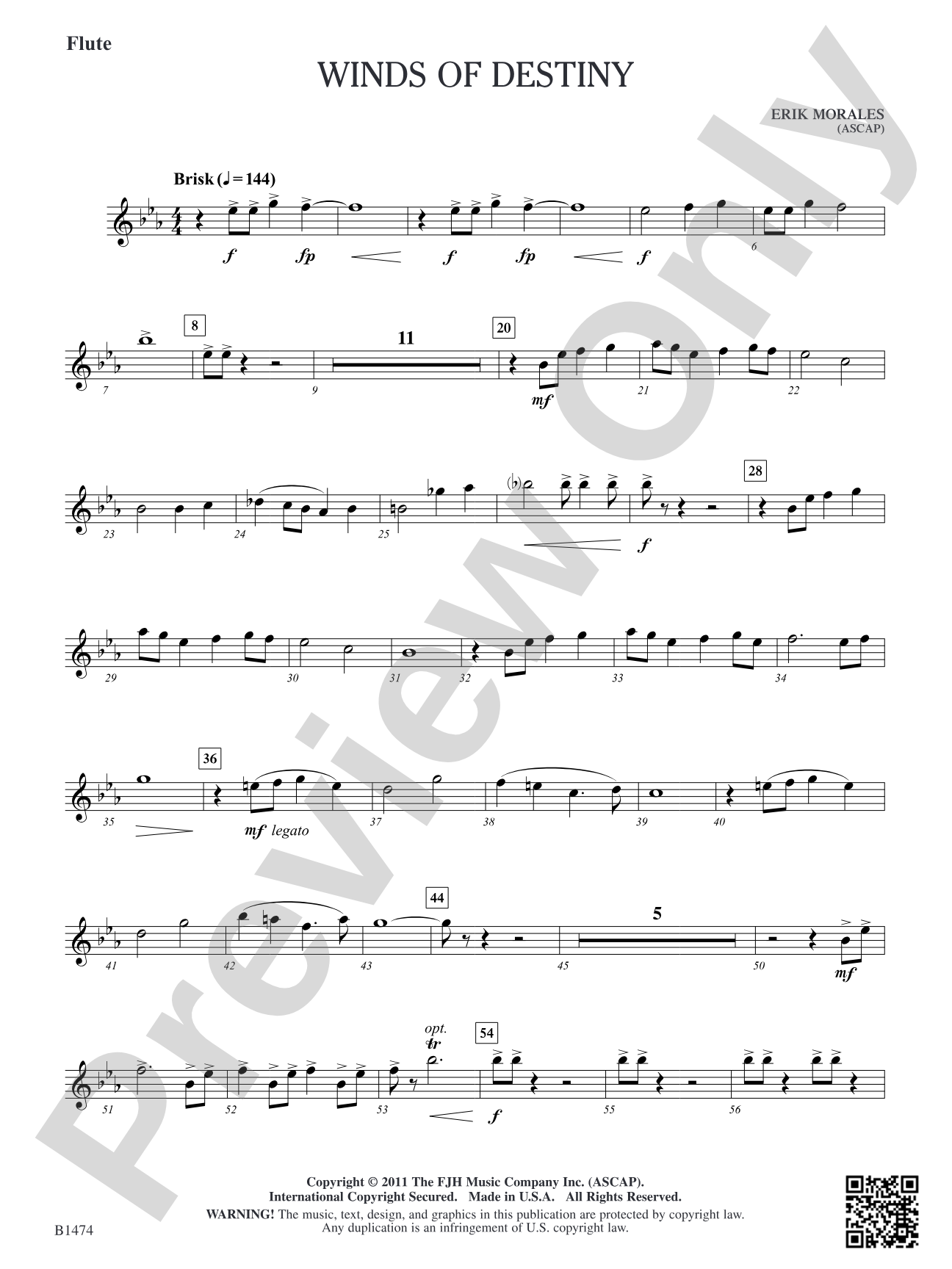 Winds of Destiny: Flute
